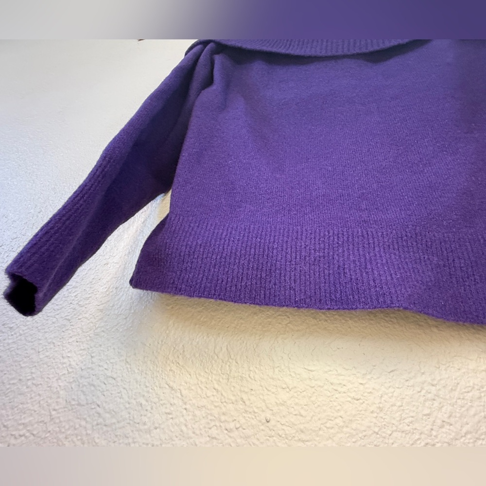 Express Ribbed Off The Shoulder Long Sleeve Sweater Top, Size Medium - Picture 10 of 12